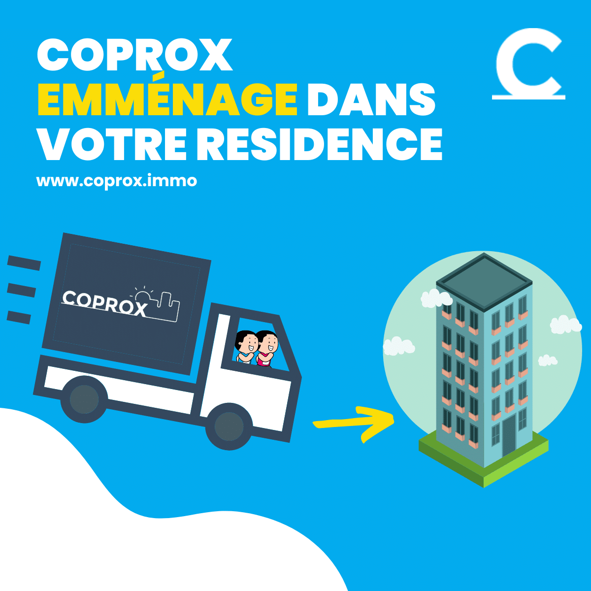 Coprox emménage dans votre résidence